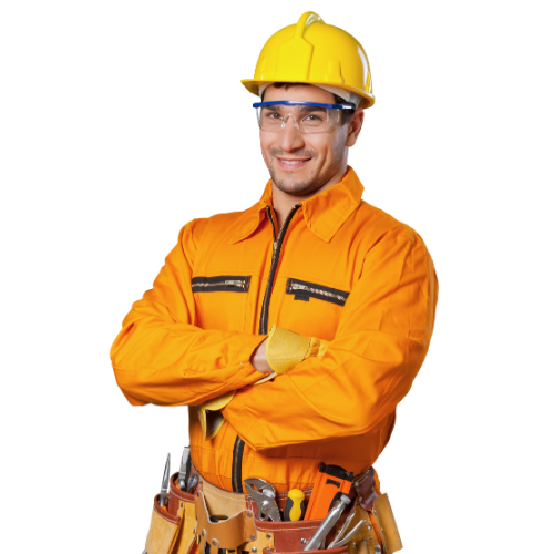 Engineer with tools